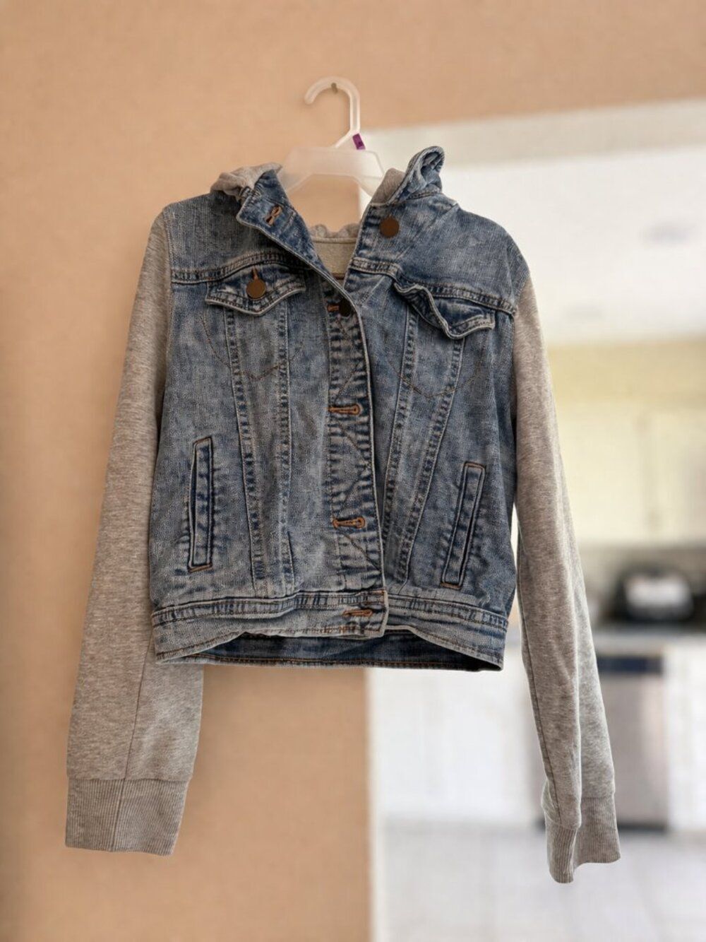 #170 - Treasure & Bond Denim Jacket Girls Size Large 10/12